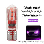 Width light modified car led lens t10 small light bulb super bright car exterior lights running lights general wholesale h11 h7