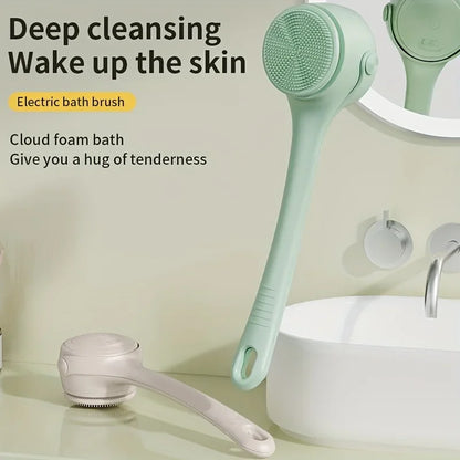 Electric Rotating Bath Brush with 4 Heads