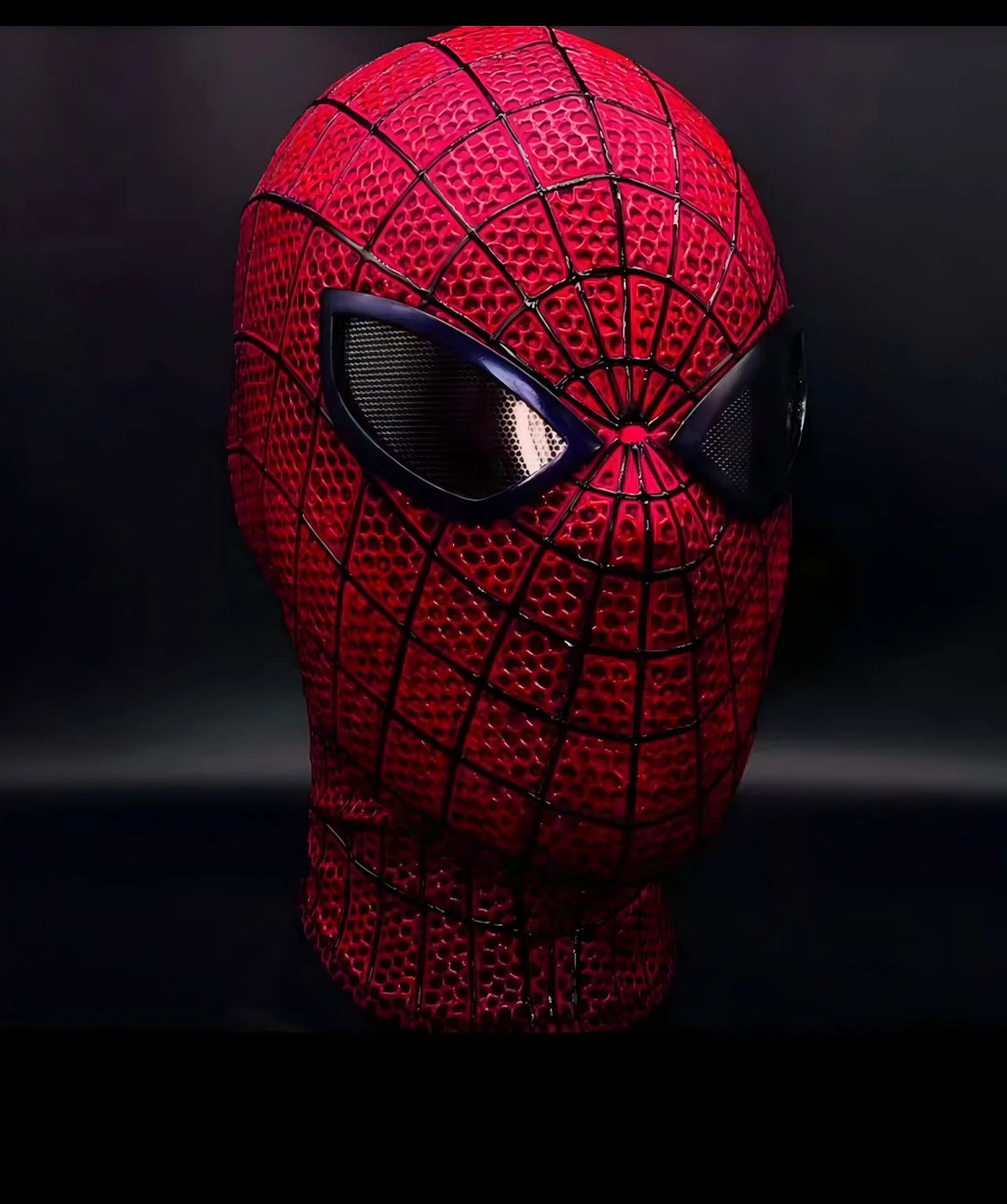 SpiderMan Brand New Day Adult Cosplay Mask with Magnetic Back Cover 3D Webbing Strips Resin Faceshell Cosplay Helmet