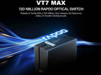 Rapoo VT7 MAX /VT7 Wireless Gaming Mouse True 8K Wireless Polling Rate 53g Lightweight Up to 750Hr Battery Life