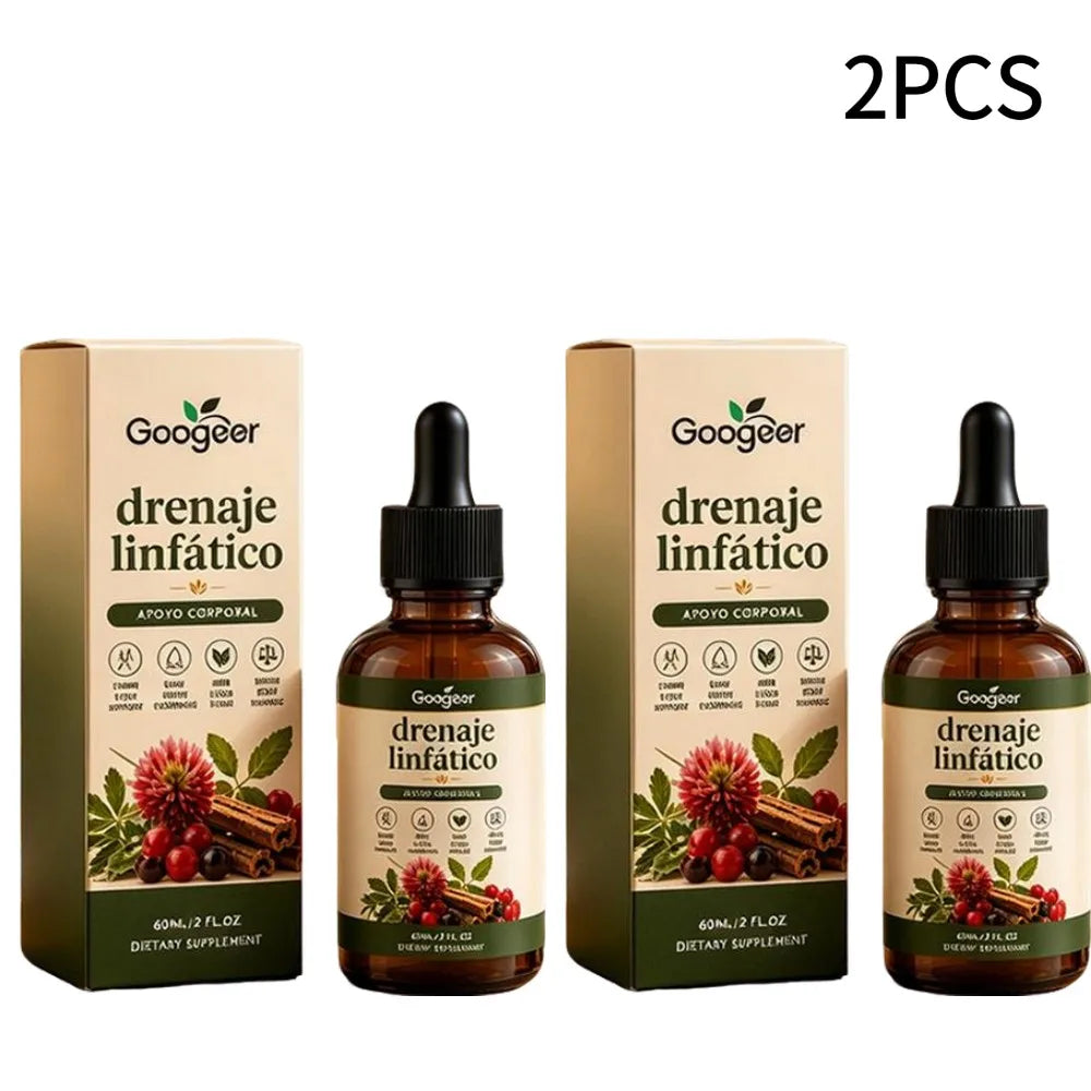 60ml Lymphatic Herbal Drops 60ml Natural Plant‑Based Dietary Supplement Body Wellness Support for Daily Body Balance Care