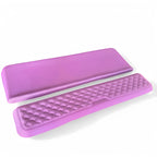 Keyboard Wrist Rest, Ergonomic Memory Foam Wrist Support for Typing & Gaming, Tilted Keyboard Pad, Aesthetic Desk Accessories Fo