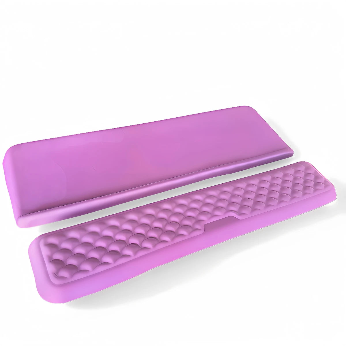 Keyboard Wrist Rest, Ergonomic Memory Foam Wrist Support for Typing & Gaming, Tilted Keyboard Pad, Aesthetic Desk Accessories Fo