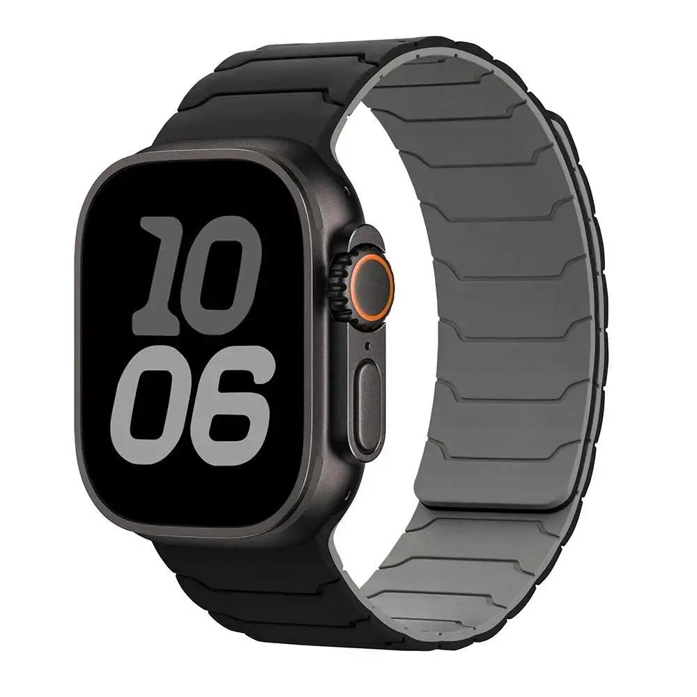 Magnetic Strap Silicone Bracelet For Apple Watch ultra 3 2 49mm 45mm 44mm 40mm 42mm 46mm 41mm 38mm IWatch Series 11 10 SE 9 8 7