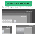 CIFBUY Large Gaming Mouse Pad Black White Strata Abstract Design Non-Slip Office Desk Mat Lock Stitched Edge for Computer Keyboa