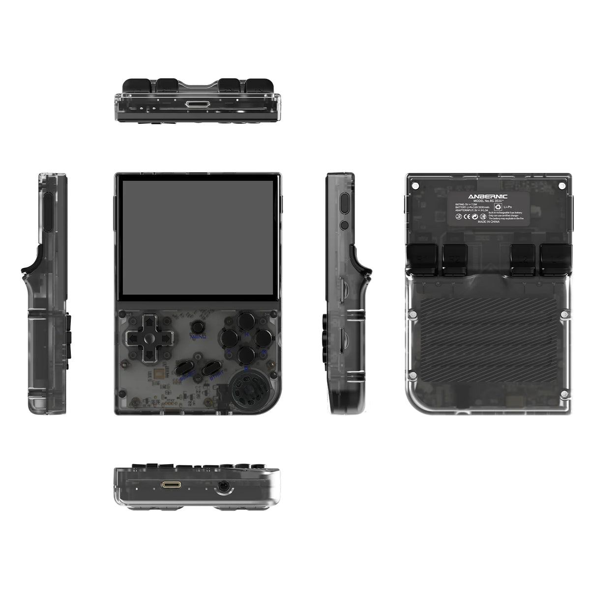 ANBERNIC RG35XX 2024 Retro Handheld Game Console Linux System HD TV Output 3.5 Inch IPS Screen 64G TF Card 5000+ Games 2600mA