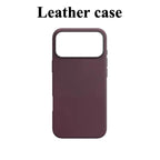 For Apple Magsafe Leather Case for IPhone 17 Pro Max 17 Air Case Wireless Charging Magnetic Cover 16 Pro Max with Box