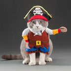 Halloween Dog Costumes Funny Dog Clothes Adjustable Pet Cat Cosplay Costume Sets Novelty Clothing For Medium Large Dogs Pug 2023