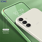 Original Square Liquid Silicone Phone Case for Samsung Galaxy A26 A36 A56 5G 360 Soft Protective Anti-drop Shockproof Back Cover