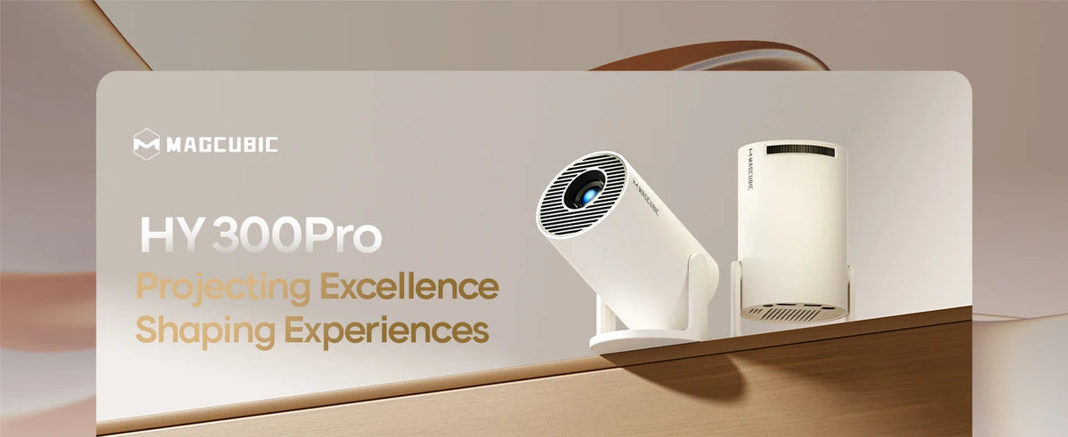 Magcubic HY300 Pro Allwinner H726 8K Android 14 Projector Wifi6 290ANSI BT5.4 1080P 1280*720P Cinema Outdoor Portable Projetor