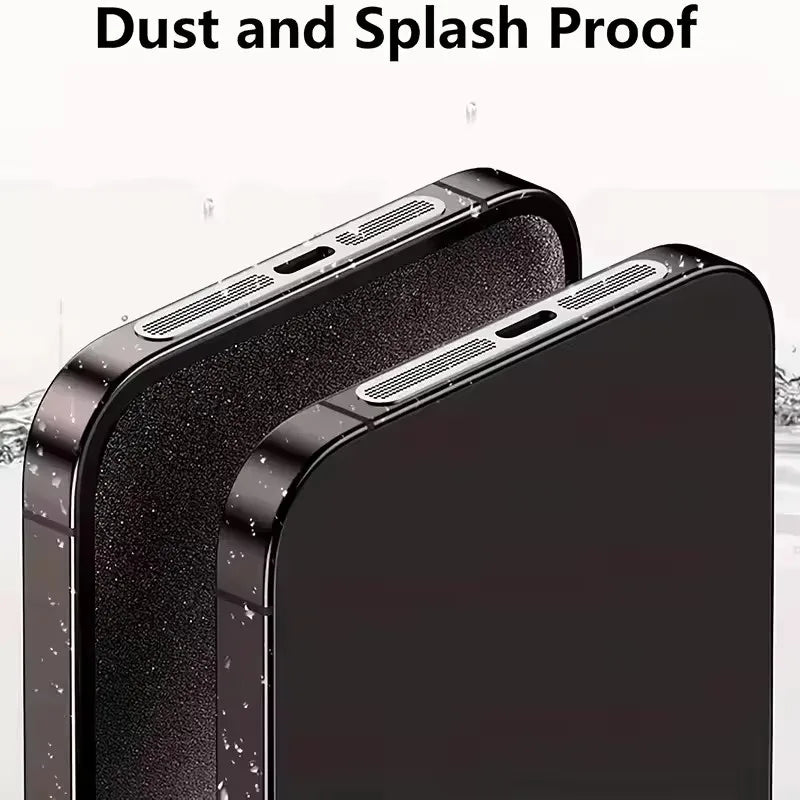 10Pcs Metal Dustproof Net Sticker For iPhone 16 Pro 15 14 13 12 Series Earpiece Speaker Hole Anti-dust Mesh Protector Compatible