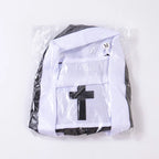Pet Costume Halloween Clothes for Dog Cat Funny Nun Cosplay Cape Black White Costume Puppy Kitten Party Dress