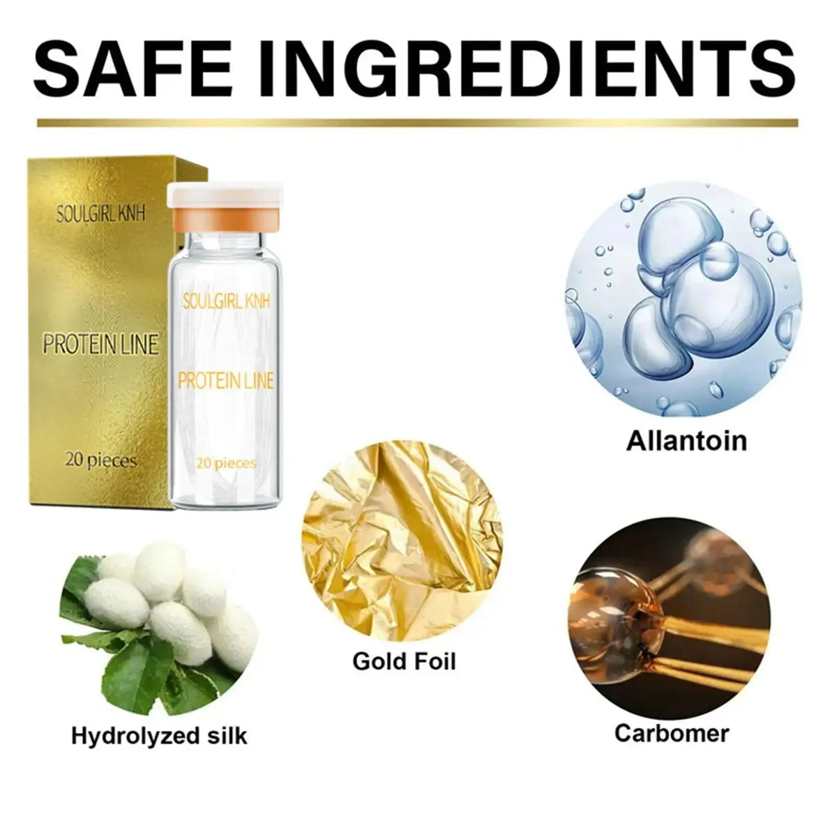 Instant Collagen Protein Threads Lifting Firming Absorbable Face Filler Anti-aging Deep Repair Fade Fine Lines Korean Skincare