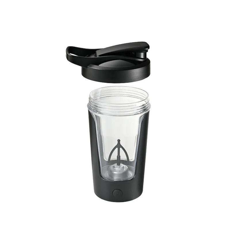 450ml Automatic Mixing Cup Portable Whey Protein Shaker Bottle USB Rechargeable Home Mixer Battery Powered Rotating Water Cup