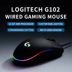 g102 Logitech G102/g203/g402 Logitech G102 Wired Gaming Mouse, Adjustable 200-8000 DPI, Comfort Grip, RGB Backlit for PC Laptops