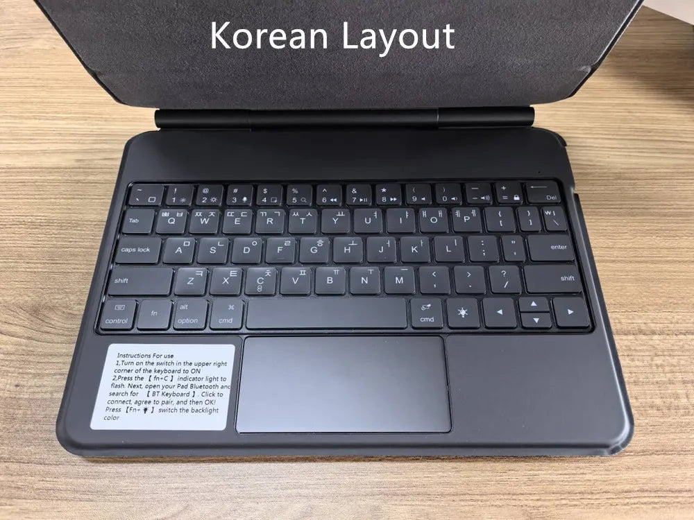 Magic Keyboard Folio For Xiaomi Pad 7 2024 Mi Pad 7 8 Pro 11.2' Tablet Smart Case For Xiaomi Pad 8 Spanish German Keyboard Cover