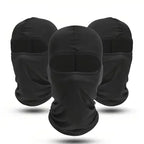 3 Pieces Quick-dry Balaclava Sports Full Face Mask Soft Breathable Beanies Cycling Helmet Liner Running Hiking Fishing Hood Caps