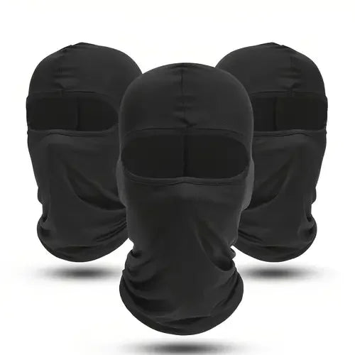 3 Pieces Quick-dry Balaclava Sports Full Face Mask Soft Breathable Beanies Cycling Helmet Liner Running Hiking Fishing Hood Caps