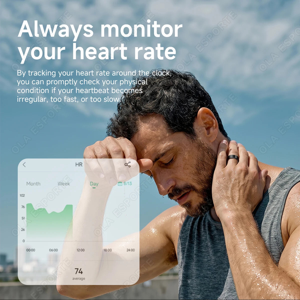 R10 Smart Ring with Charging Case Multi-color Ring Men Women Health Sleep Heart Rate Monitoring IP68 Waterproof Multi-sport Mode