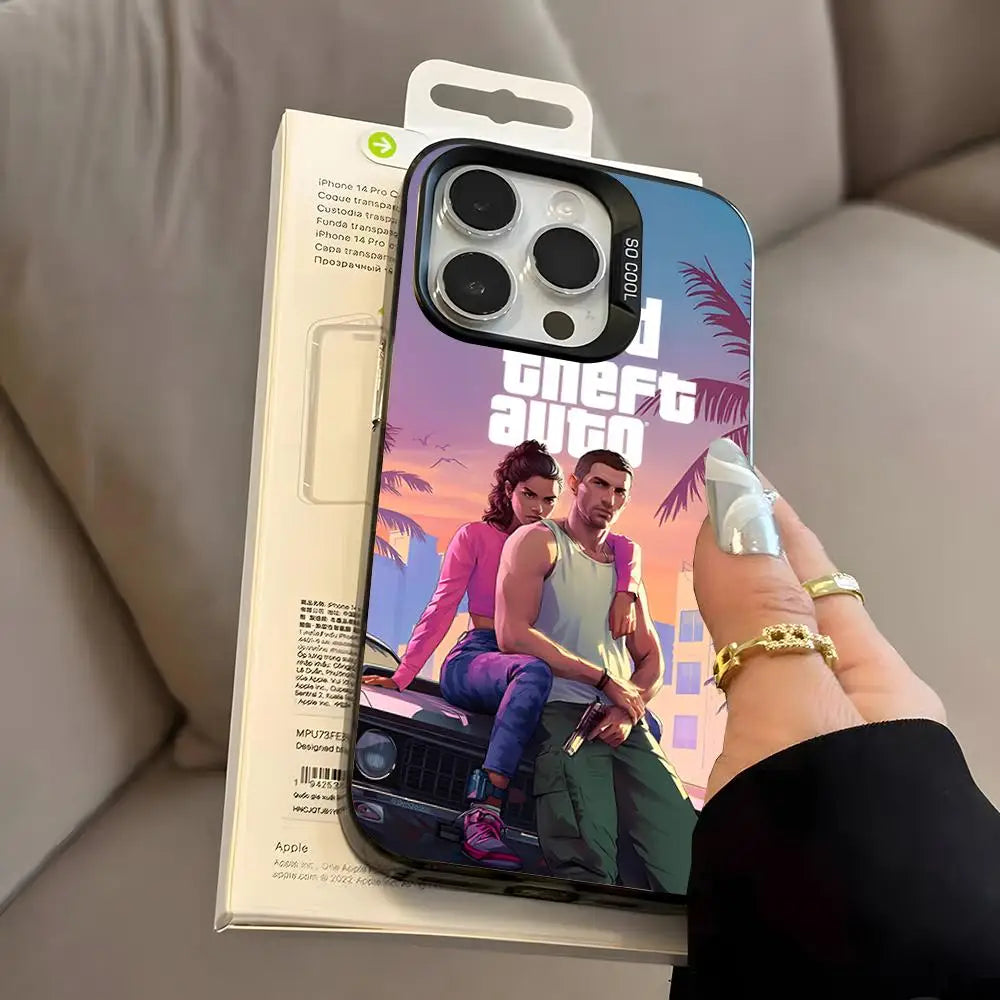 G-GT-TA6 2026 Phone Case For IPhone 17 Pro Max 16 Pro Max 15 14 13 11 12 Mini Xs X Xr 7 8 Plus Se Color Silver Cover