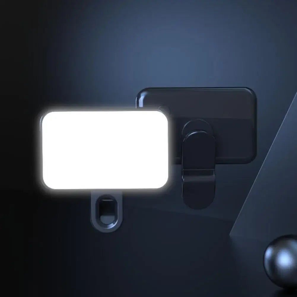 Mini Clip-On Selfie Fill Light – 3 Brightness Modes