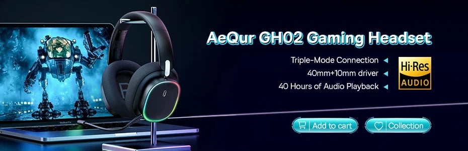 Baseus EH10 NC ANC Wireless Headphones 45dB Adaptive Hybrid Noise Cancelling Headsets Hi-Res LDAC Headphone Bluetooth 6.0 80Hrs