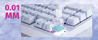 ATTACK SHARK X68 HE Rapid Trigger Mechanical Gaming Keyboard 60% Wired with Adjustable Actuation,Hall Effect Magnetic Switch,8KH