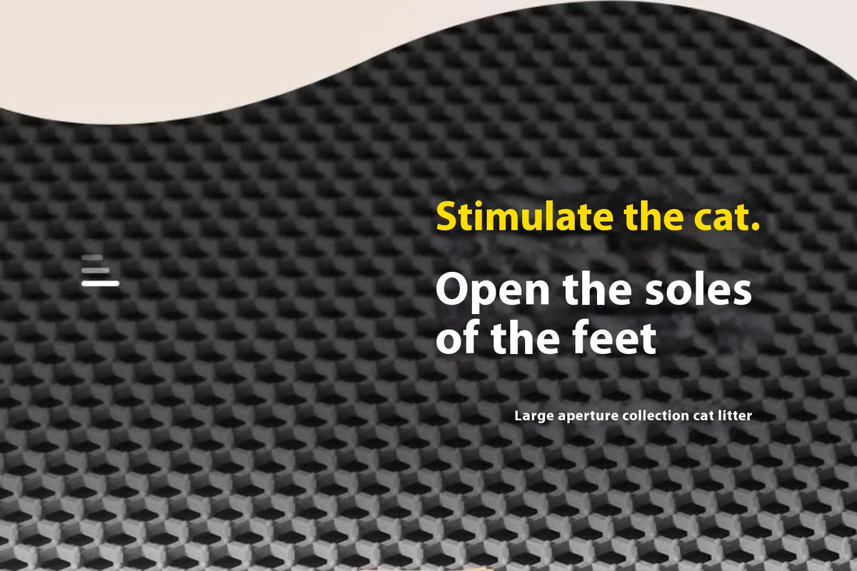 Cat Litter Mat Heavy Duty Waterproof 2 Layer Non Slip Washable Pet Floor Protector Litter Box Sand Stopper Pet Product