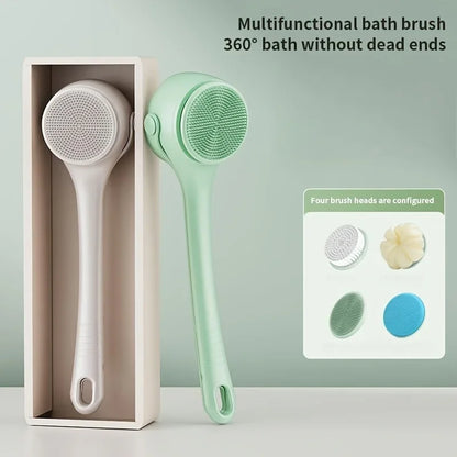 Electric Rotating Bath Brush with 4 Heads