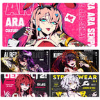 Computer Desk Mat Anime Girl Leather Mouse Pad Kawaii Office Extended Mousepad Gaming Accessories Non-slip HD Printing Carpet