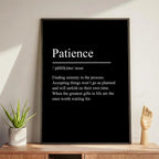 Discipline Motivational Terms Poster Modern and Elegant Wall Stickers for Home Decor Living Room Dormitory Wall Art