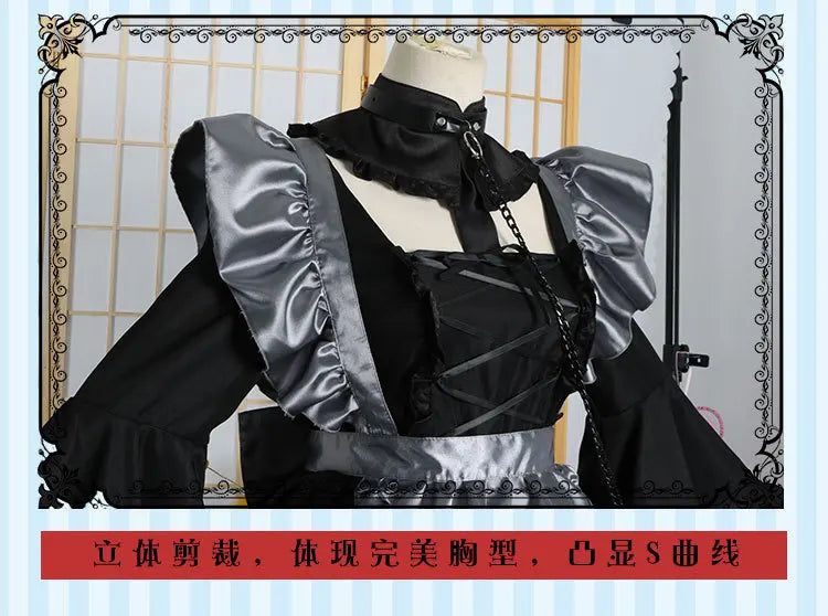 Anime My Dress Up Darling Marin Kitagawa Cosplay Costume Maid Cosplay Dress Halloween Kitagawa Marin Kuroe Shizuku Full Set
