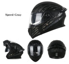 High Quality DOT Motorcycle Helmet Four Seasons Motocross Racing Modular Flip Up Casco Moto Men Women Off Road Helmet Unmasked