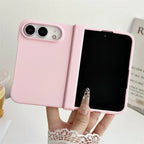 Luxury Skin Feel Frosted Matte Fold Phone Case For iPhone Duo Ultra 18 Fold Hinge Protective Ultra-thin PC Shockproof Hard Cover