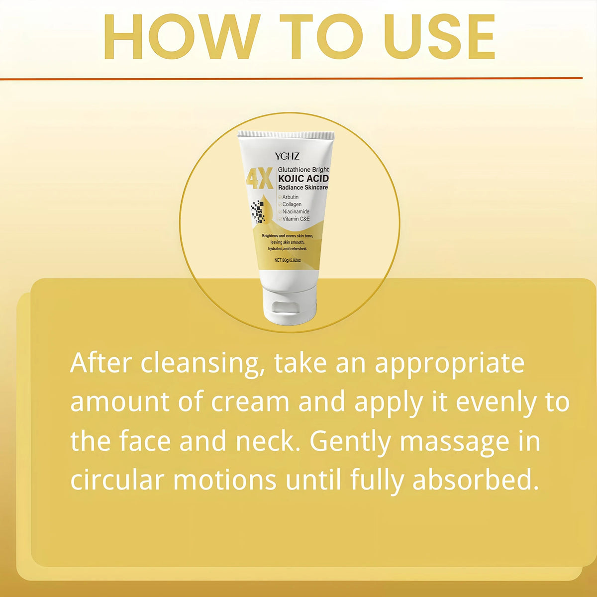 Kojic Acid Face Cream Evens Out Skin Tone, Eliminates Dark Spots and Dullness - Non-Greasy, Suitable for Both Men and Women - Whitening and Moisturizing Cream, for Day and Night Use