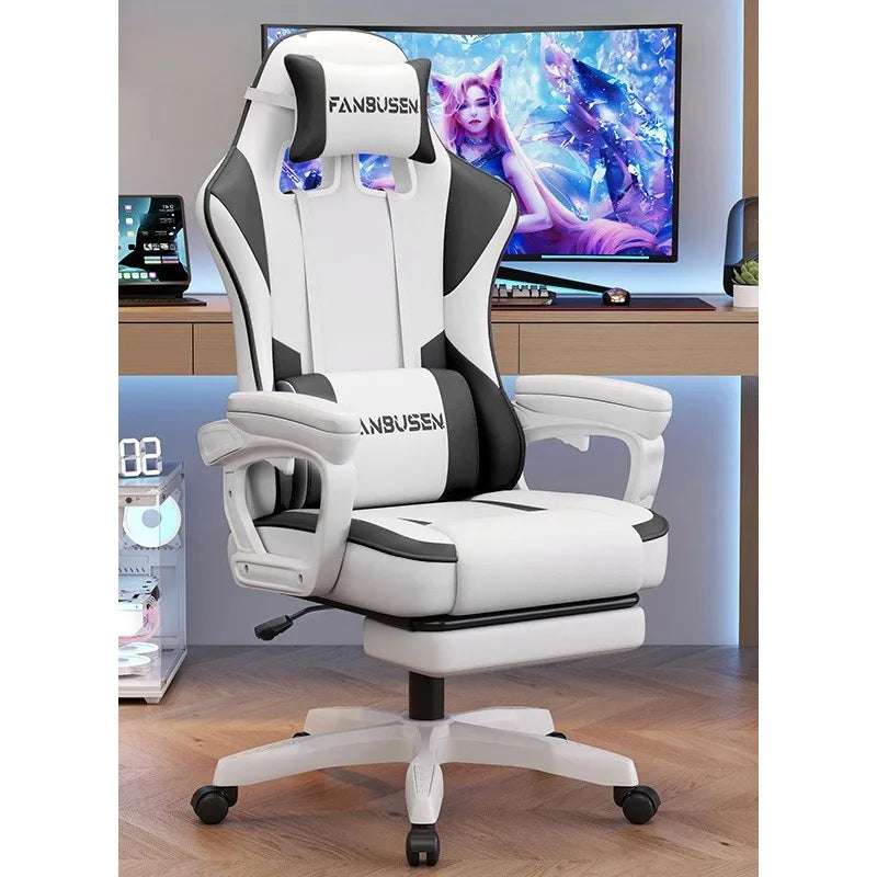 Gaming Chair Computer Chair GamingChair Ergonomic Dormitory Lifting Modern Simple Office Gaming Chair