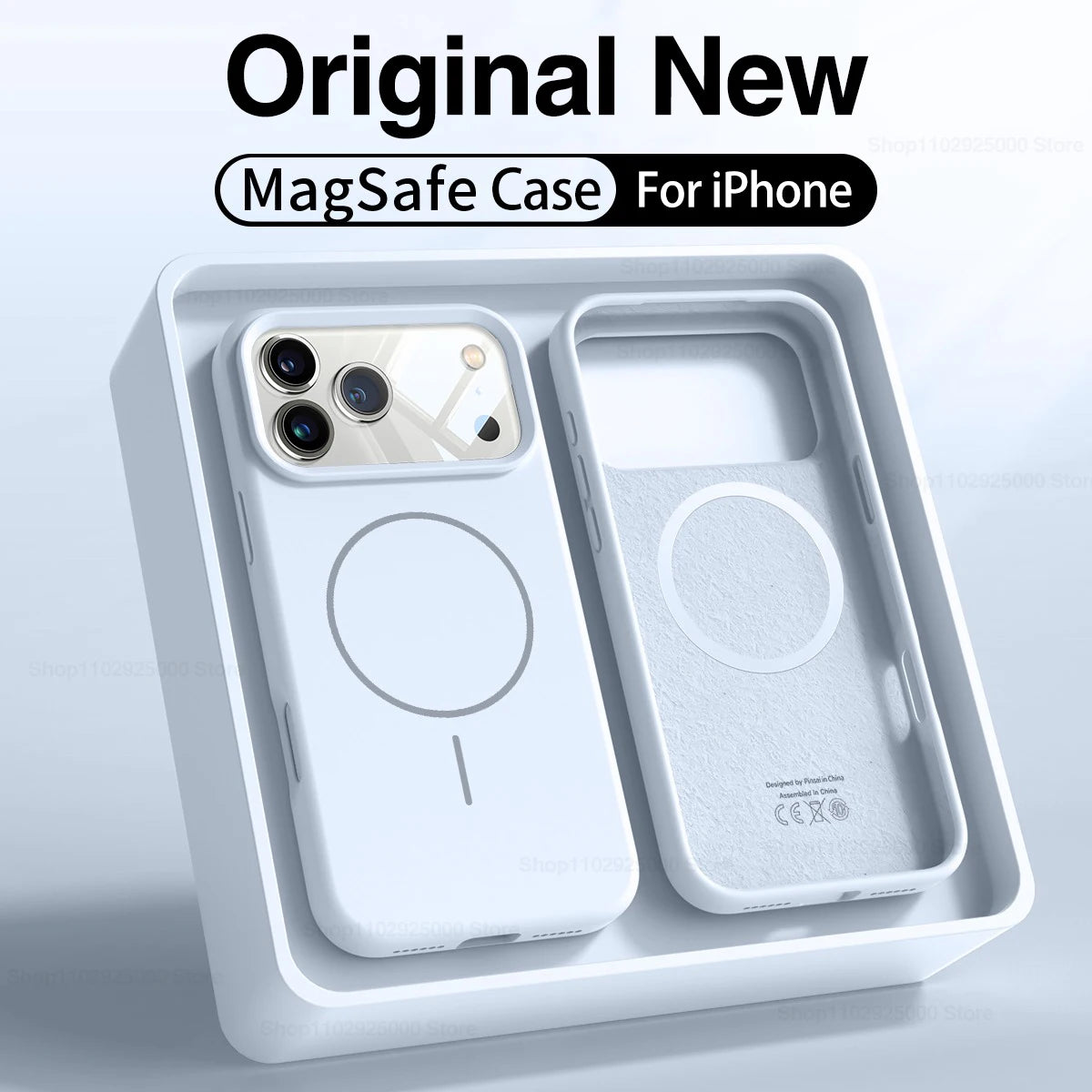 Magnetic Original Liquid Silicone Case For iPhone 13 14 15 16 17 18 Pro Max For Magsafe Cases For iPhone 18 Pro Max Phone Cover