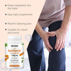 DOCTEAT Curcumin Joint Capsules Relieve Joint Soreness Improve Physical Fatigue Enhance Vitality Boost Immunity Health Capsules