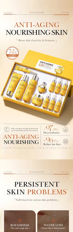 Coenzyme Q10 and Vitamin E Anti-Aging, Anti-Wrinkle, and Moisturizing Skincare Set