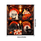 Halloween Dishwasher Magnet Cover Waterproof Appliance Magnetic Panel Reusable Kitchen Decor for Fridge Washer Door