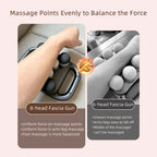 8-Head Fascia Gun High-Frequency Vibration Body Massage Gun Back and Waist Massager Neck Shoulder Massager Muscle masajeador
