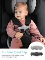 Universal Seat Chest Harness Clip - Anti EscapeBaby & Kids Seat Safety Buckle Lock, Adjustable Guard for Strollers & Car Seats