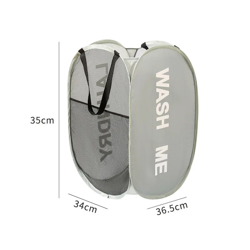 Extra Large Foldable Laundry Hamper Basket - Thickened Wear-resistant Storage Organizer for Bathroom, Dormitory, Closet,Portable