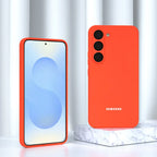 Original For Samsung S26 S25 S24 Case Soft Liquid Silicone Phone Back Cover For Galaxy S26 S25 S24 S23 S22 S21 Plus Ultra FE
