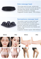 AOKO G5 Vibrating Massage Machine With 5 Massage Heads For Arms Waist Body Massage Anti Cellulite Body Slim Shape for SPA