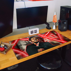 Film Scarface Tony Montana Mouse Pad Large Desk Mat Keyboard Ergonomic Office Rubber PC Non-slip Anti-fray Home Custom