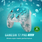 GameSir T7 Pro Floral Xbox Gaming Controller Wired Gamepad for Xbox Series X, Xbox Series S, Xbox One, with Hall Effect Joystick