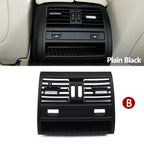 LHD RHD Car Front Rear Air Conditioning Chromed AC Vent Grille Outlet Cover Panel For BMW 5 Series F10 F11 F18 520i 523i 525i