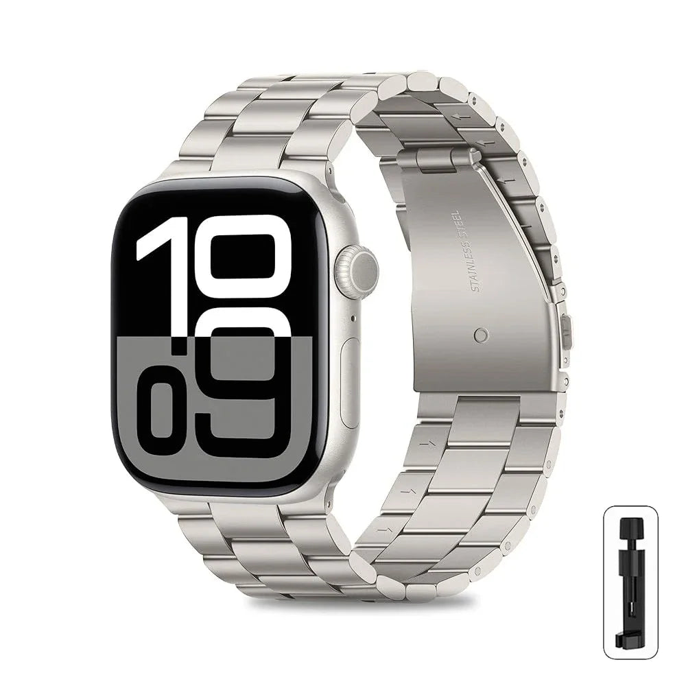 Stainless Steel Strap for Apple Watch Ultra 3/2 Band 46mm 49mm 40mm 44mm 42mm 41mm 45mm Bracelet IWatch Series 11 10 9 8 7 SE 6