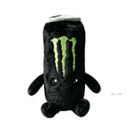 Zero Sugar White Monster Energy Drink Plush Toy Simulation Can Stuffed Ornament Doll Cute Soft Figure Decor Gift for Friend